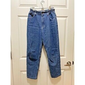 LL Bean Womens Jeans Size 6 R Original Fit Relaxed Medium Wash Denim Straight